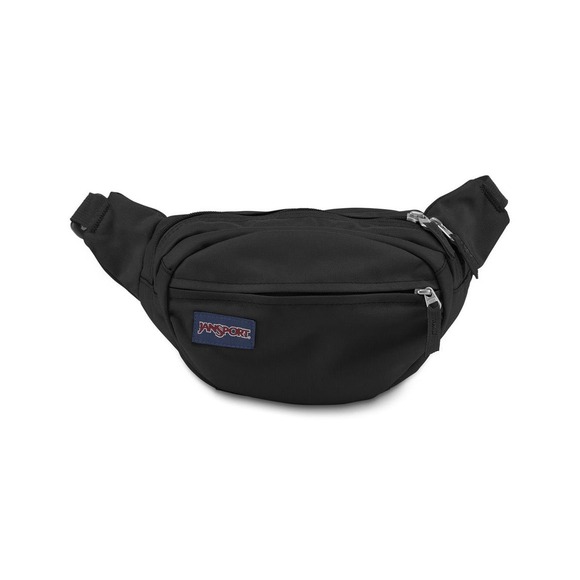 JanSport Fifth Avenue Fanny Pack Black Waist Bag Travel Festival - Picture 1 of 13